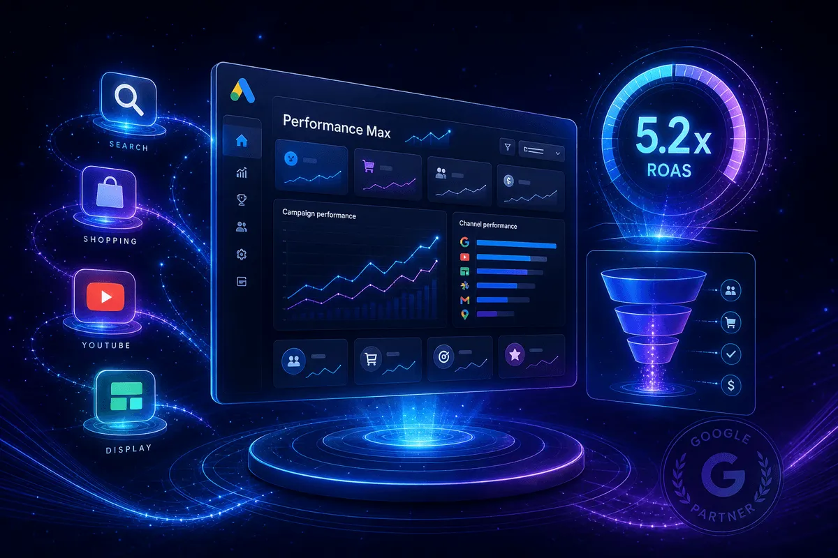 Unled Google Ads Agency - Performance Max, Search, Shopping, YouTube management